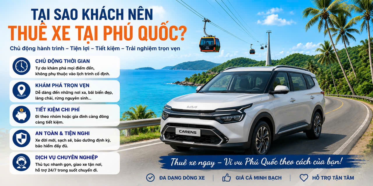 Thuê xe tự lái Phú Quốc